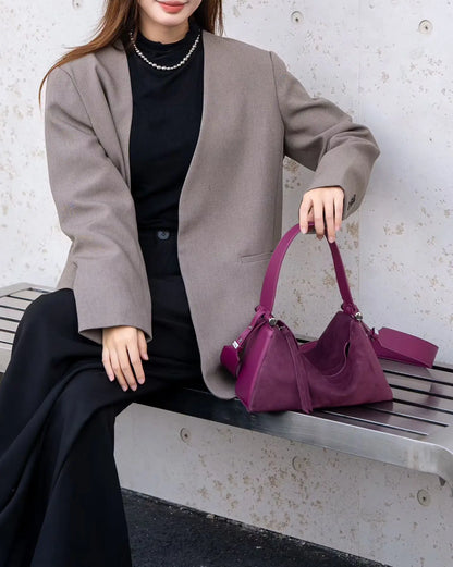 New Genuine Leather Luxury Designer Women Shoulder Crossbody Underarm Bags Cowhide Ladies Large Capacity Tote Bag Fashion Purse