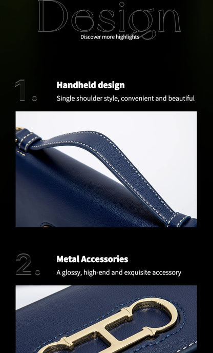 Crossbody Bag Brand Women's Bag Letter Print Leather Compact Elegant Handbag Tote Bag Exquisite Fashion Women's Bag