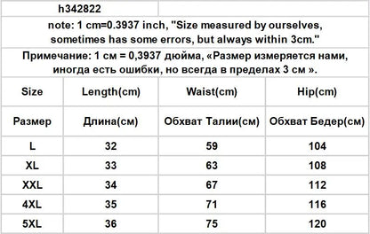 Shorts Women A-line Loose Ruched Ruffles Elastic High Waist Solid Body Building Summer Loose Ins Chic All-match Plus Size 5XL