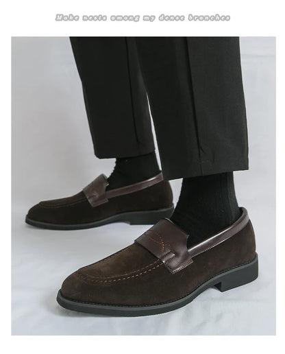 Men's Dress Shoes Classic Slip On Casual Business Loafers For Men High Quality Party Social Leather Shoes Man Formal Loafers
