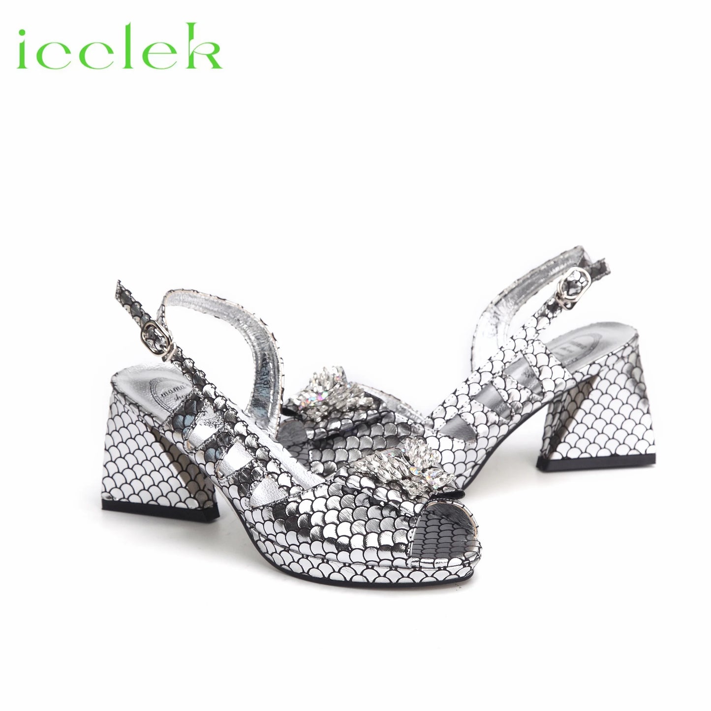 Italian Hollow Design Shoes Matching Bag in Coffee Color Comfortable Heels Ladies Sandals for Party