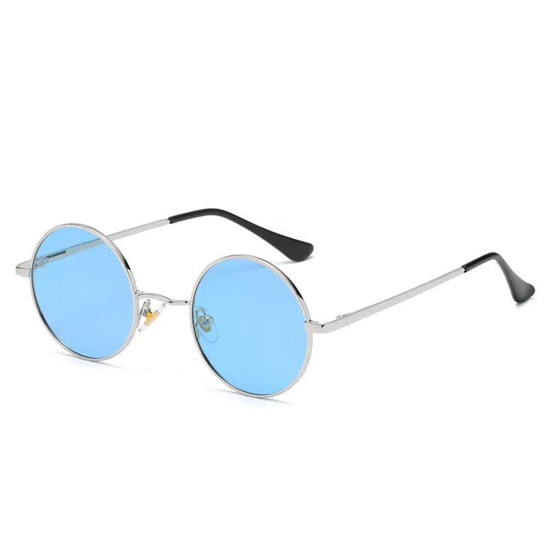 Retro Polarized Round Metal Frame Sunglasses Eyewear For Men and Women Driving Fishing Brand Designer Sun Glasses UV400