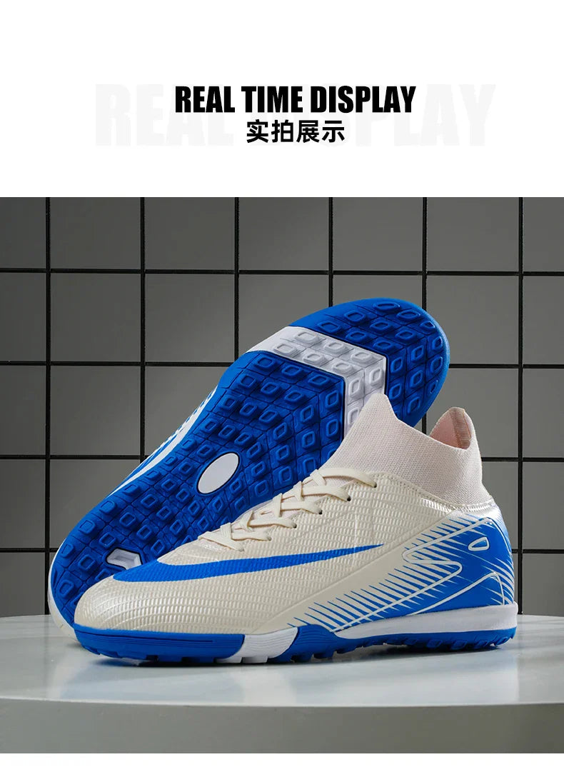 Men New TF Football Boots Original Tenis Casual Male Soccer Shoes Top Quality Ultralight Training Football Shoes Sneakers Sports
