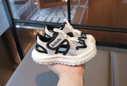 Kids Sport Sandals Summer Outdoor Casual Shoes Soft Breather Anti-slip Children Sneakers Unisex Boys Girls Close-toed Sandals