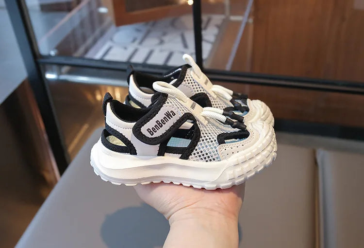 Kids Sport Sandals Summer Outdoor Casual Shoes Soft Breather Anti-slip Children Sneakers Unisex Boys Girls Close-toed Sandals
