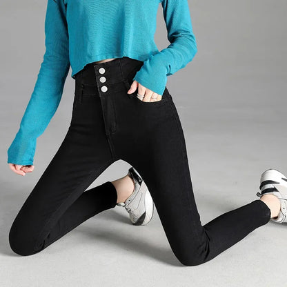 High-quality New Vintage High-waist Stretch Skinny Jeans