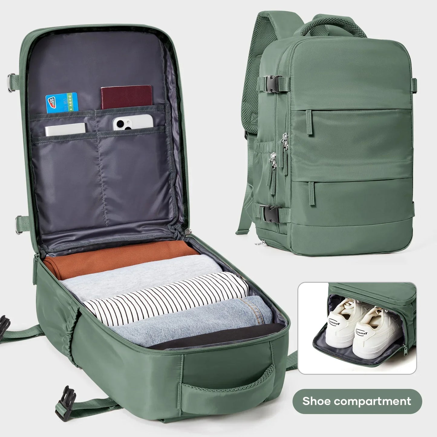 Backpack Travel 40x20x25 Ryanair Fashion Laptop Bag Women Waterproof backpack Cabin Bag Carry ons Notebook Backpack School Bag