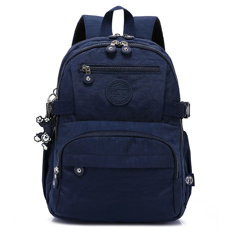 Large Nylon Waterproof Backpack Travel Rucksack for Women School Bags Mochilas Mujer Kids Girls 2026