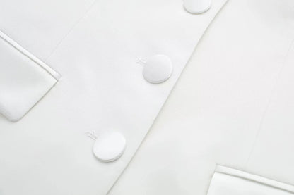 Summer Women Elegant White Top Front Button Corset Tube Top Strapless Sleeveless 2024 Fashion Y2k Female Chic Top