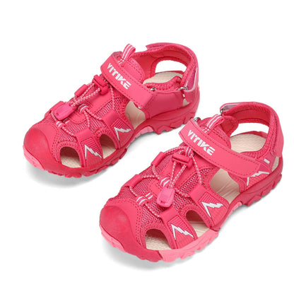 Boys Girls Sports Sandals Summer Kids Closed Toe Outdoor Sandals Athletic Water Shoes Sandals Child Pool Beach Sandals