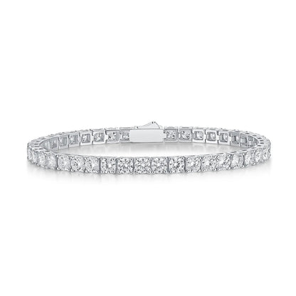 2024 New In GRA Certified 3/4/5/6.5MM White Full Moissanite Tennis Bracelet for Women Men 925 Silver Diamond Link Bracelets