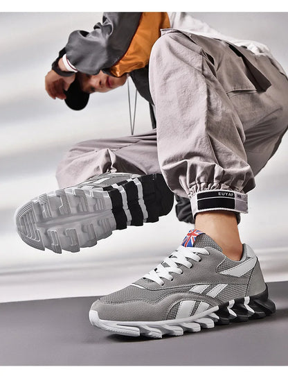 Men's and women's running shoes breathable casual sneakers anti-slip vibration comfortable walking shoes 36-48