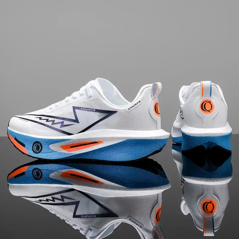 Men's Fashionable Casual and Comfortable Sports Running Shoes Breathable Fabric Upper Non-Slip and Wear-Resistant Shoes