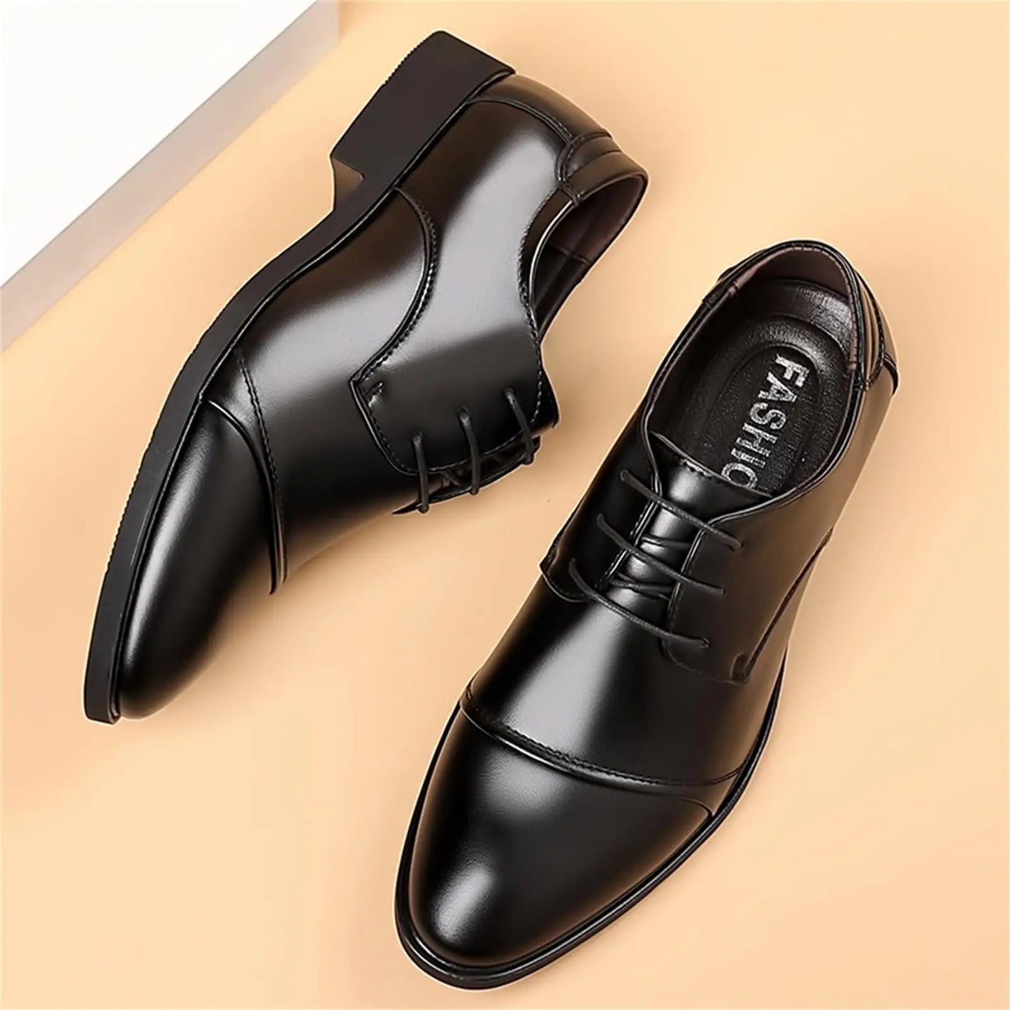 Men's Classic Modern Formal Business Oxford Dress Shoes Comfortable Tuxedo Lace-Up Derbys Casual Shoes for Men