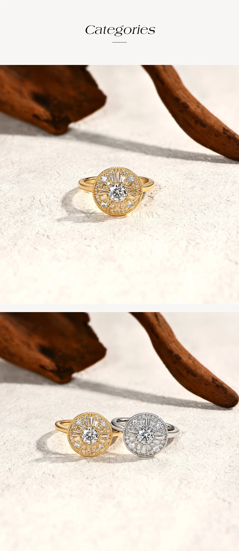 Round Cut 0.5CT Full Moissanite Ring DVVS1 Real 925 Sterling Silver for Women Engagement Fine Jewelry Shipping From USA