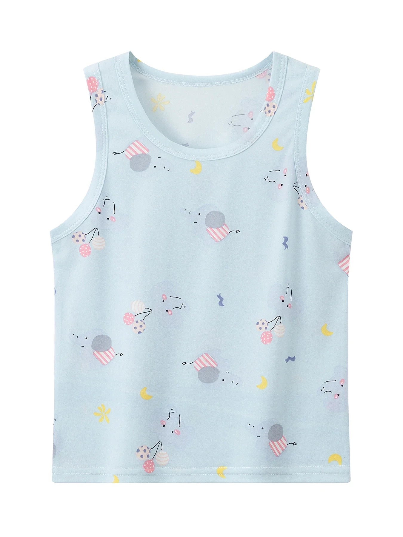 2-piece Summer Children's Comfortable And Versatile Cute Short sleeved Shorts Set For Boys And Girls Casual Home And Outdoor Set