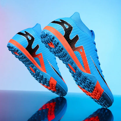 New Men Football Boots Cleats High-top Sneakers High-quality Non-Slip Indoor Soccer Shoes Futsal Grass Match Hot-selling Outdoor