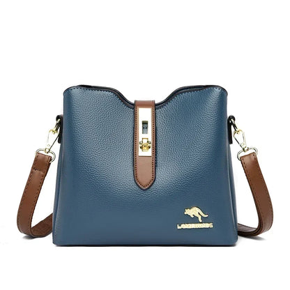 New High-quality Large Capacity PU Classic Women's Shoulder Bags 2025 Fashion Concise Light Luxury Versatile Style Crossbody Bag