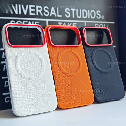 For iPhone 17 Pro Max 17Pro iPhone17 Case Leather Magnetic Magsafe Back Cover For iPhone 17 Pro Shell Bumper Funda