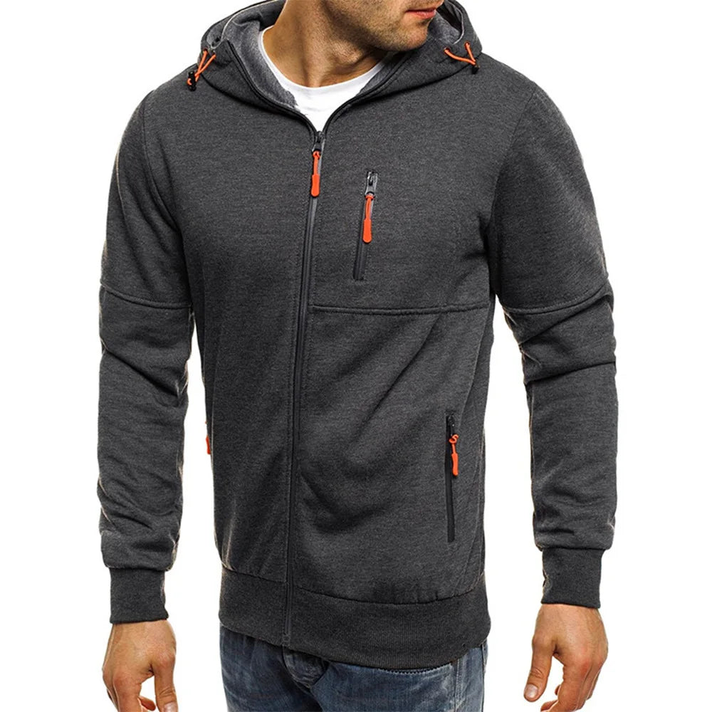 Men's Hoodies Sweatshirts Jacquard Hoodie Fleece Men Hooded Sweatshirt Pullover For Male Hoody Man Sweatshirt