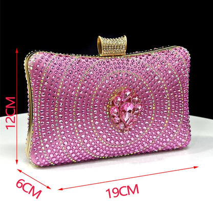 Elegant Italian Design Pink Butterfly Shoes and Bag Set for Women - Perfect for Parties and Weddings