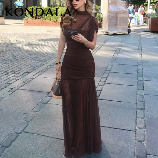 Spring Summer Elegant Women Dresses Wedding Guest Ladies Patch Work Tulle Dresses Valentine‘s Day Woman Dresses