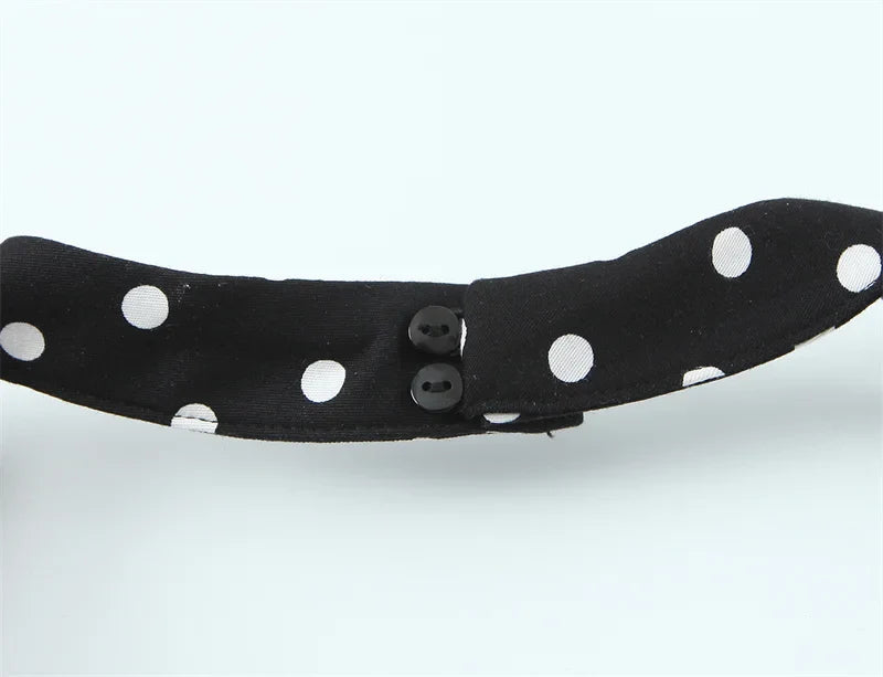Women's Top 2026 Summer New Style Solid Color Polka Dot Decor Halter Neck Sexy Top Vacation Style Fashionable and Unique