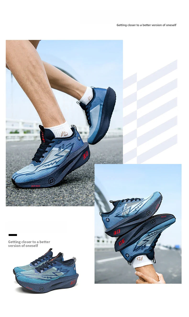 Men Sneakers Mesh Comfort Tennis Shoes 2025 Men's Running Carbon Board 3.0 Cushion Sports Training Jogging Speciality Jog Shoes