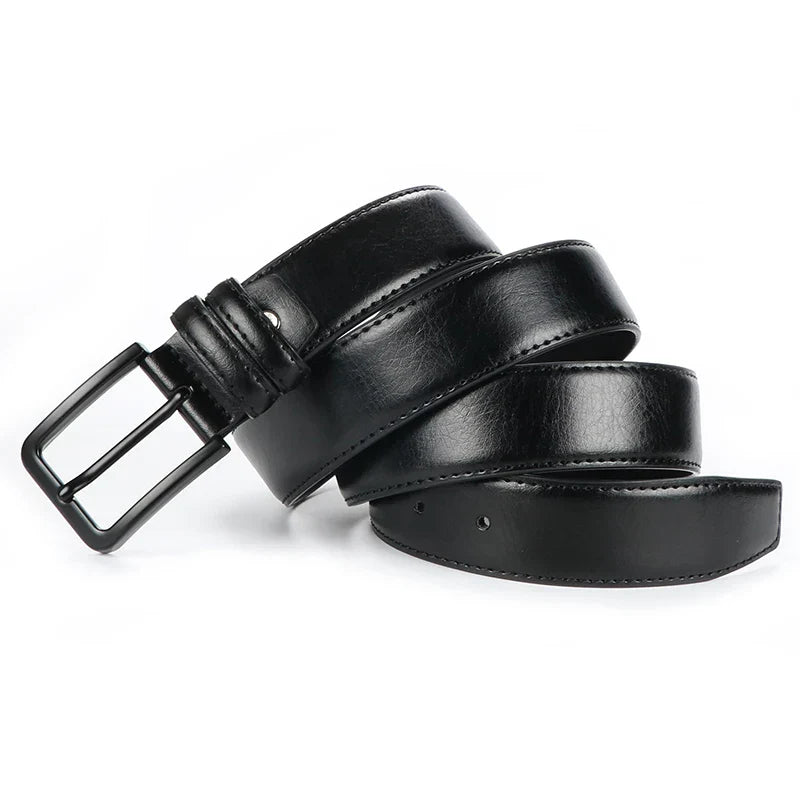 men's leather pin buckle casual retro leather belt youth jeans belt, Father's Day Gift