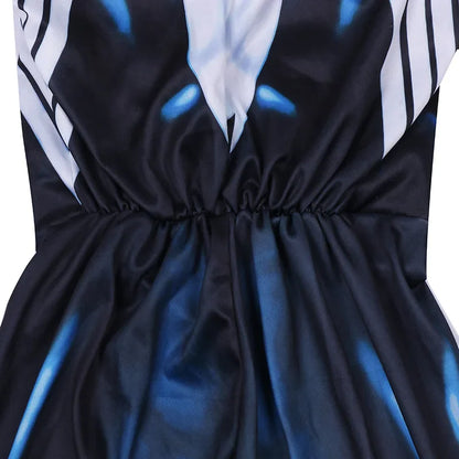 Venom Muscle Costume Cosplay Superhero Kids Suit Disguise Carnival Party Clothing