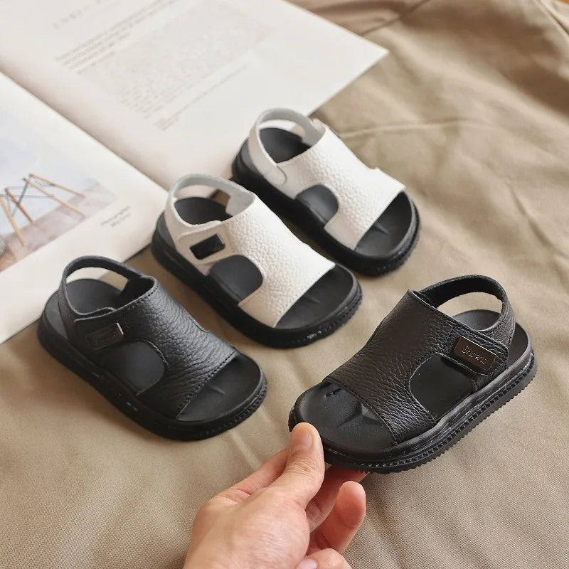 Boys' Sandals 2025Summer New Soft Soled Kid Shoe 1-16y Light Sandals for Girls Casual Beach Shoes Anti Slip Boys Shoe Sandalias