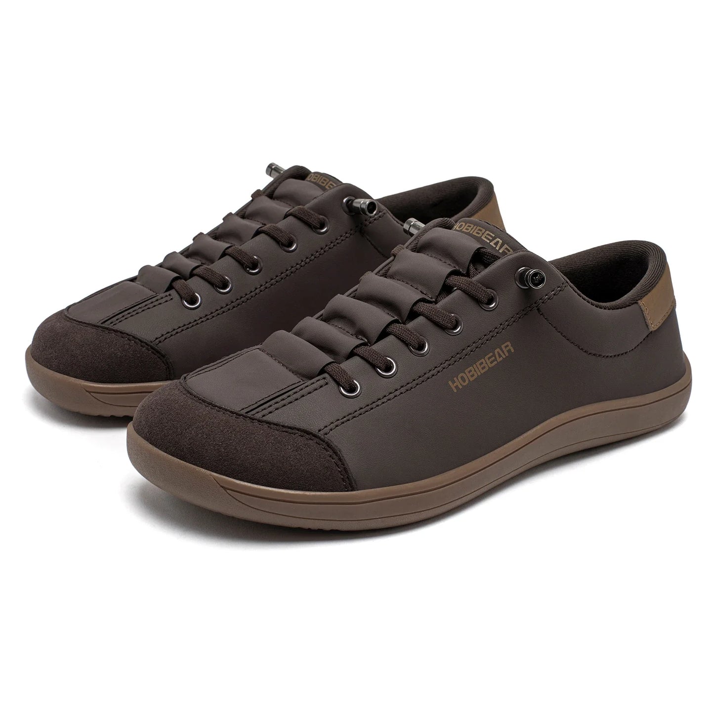 Unisex Barefoot Wide Toe Shoes Women Men Artificial Leather Minimalist Sneakers Adjustable Slip On Walking Shoes