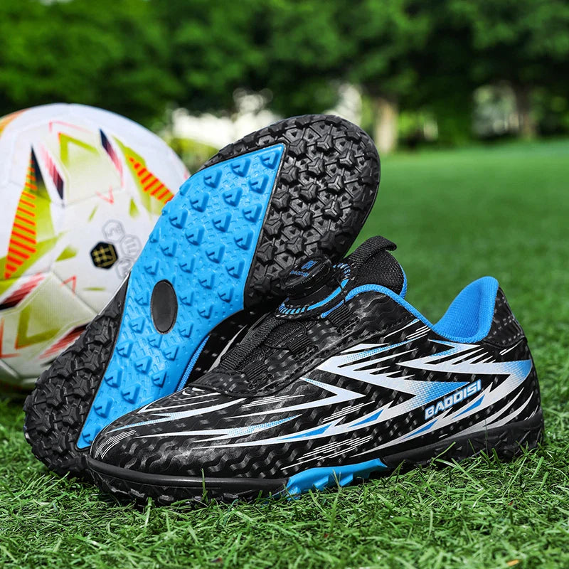 Kids Soccer Cleats Boys Football Boots Children Training Shoes Youth Ultralight Non-slip Sports Sneakers Breathable Comfortable