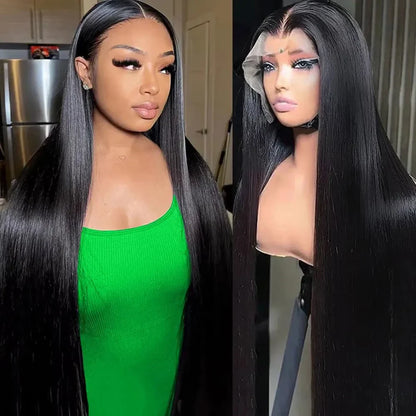 40 Inch Straight Hunan Hair Wigs 13x4 13x6 Gluless HD Transparent Lace Frontal Wigs 5x5 Straight Lace Front Human Hair Wigs