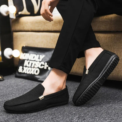 Fashion Men Casual Shoes Luxury Brand Men Loafers Breathable Comfort Slip-on Mens Driving Shoes lightweight Lazy Shoes Moccasins