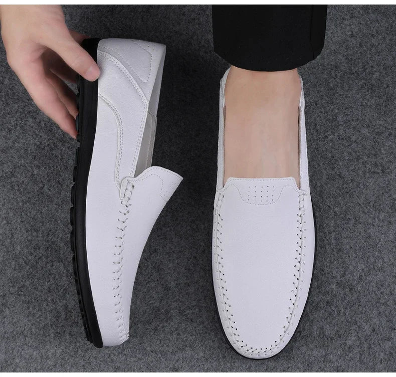 2025 shoes men's lazy one-pedal spot solid color men's shoes summer men shoes British cross-border large-size casual