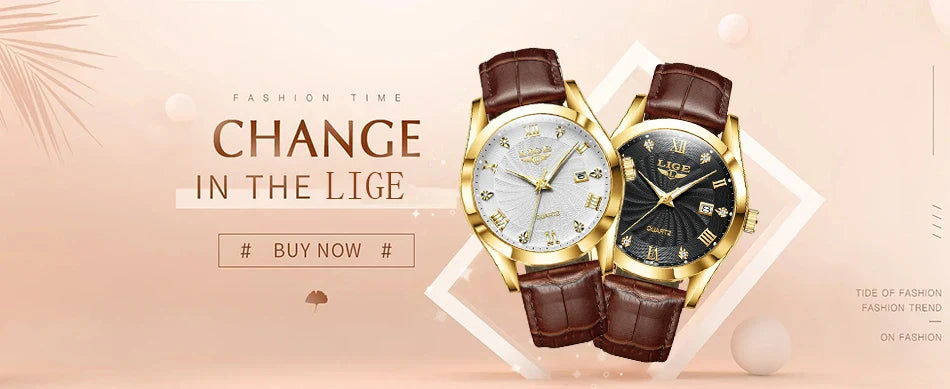Women Watch Fashion Leather Military Sport Waterproof Watches For Women Top Brand Luxury Women's Bracelet Watch Reloj Mujer