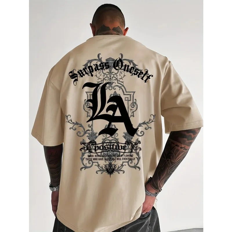 A new summer 2026  casual and fashionable 3D printed pattern breathable lightweight comfortable and soft men's T-shirt 6XL