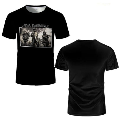 Don't Shoot ARC Raiders Graphic T-Shirt Unisex Trendy Streetwear Oversized Crew Neck Tops New Casual Men's Shirt For Gamers Gift