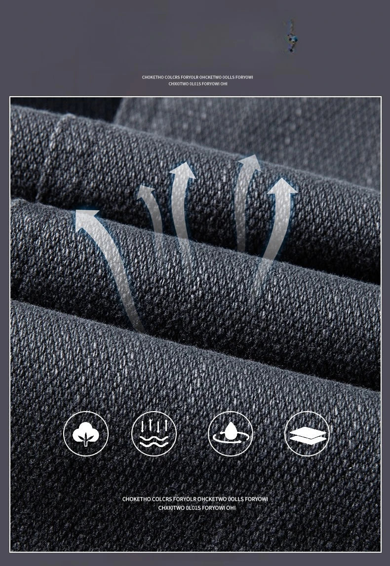 Winter Mens Fashion Fleece Warm Casual Pants Slim Straight Leg Korean Thermal Trousers Business Thicken Velvet Brand Streetpants