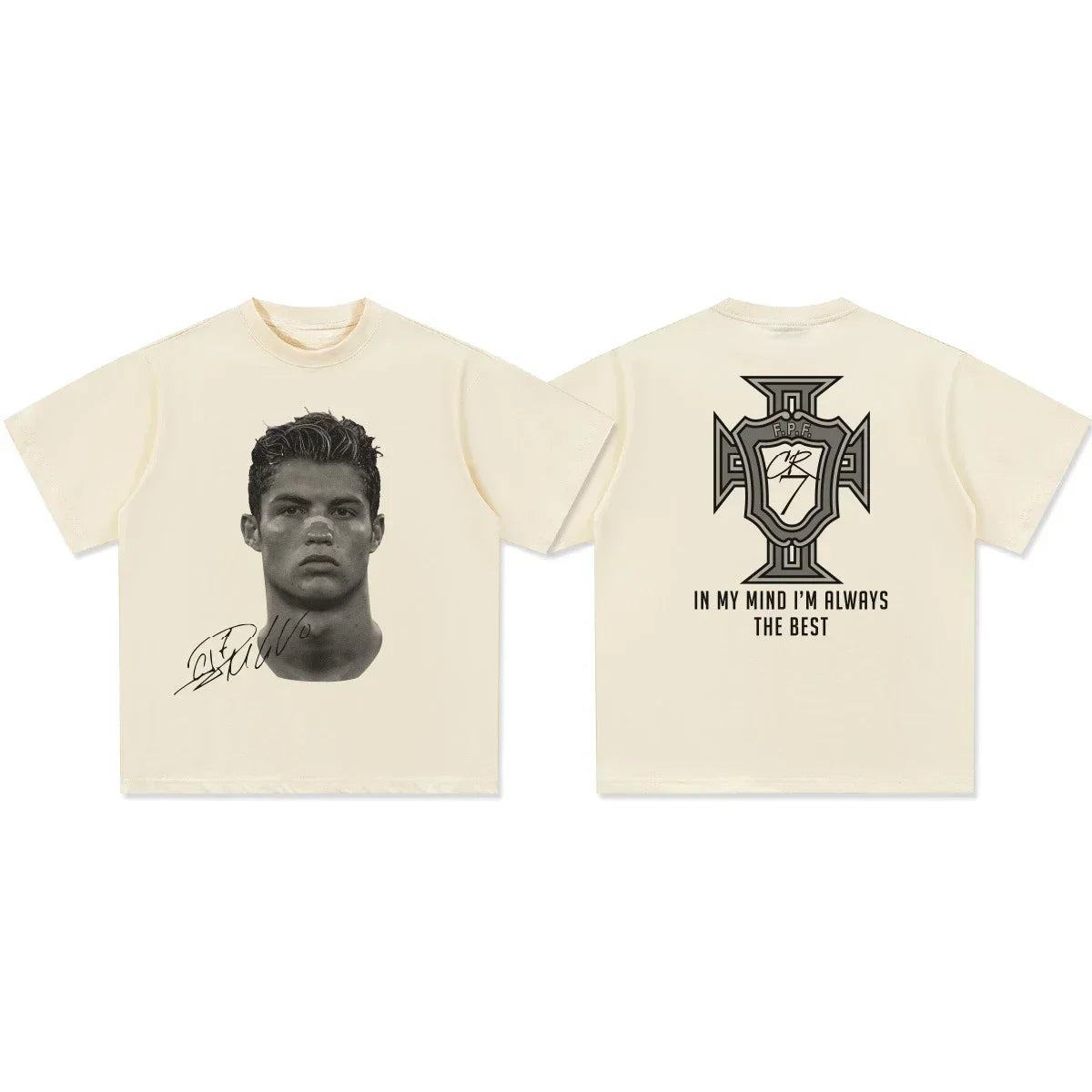 American Football Star Print Cotton Short-sleeved T-shirt Women Clothing Print Fashion Men Oversize Tee