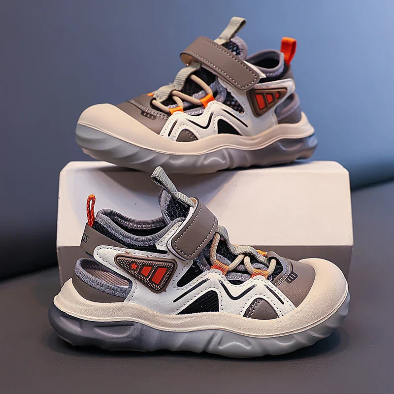 Luxury Kids Shoes Boys Sandals Non-slip Outdoor Hiking Sports Shoes Children Breathable Comfort Sports Sandals for Boy