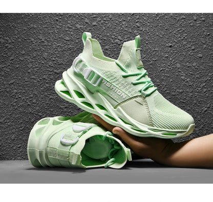 Tênis Masculino de Malha Respirável Casual Sapatos Masculinos Unissex Leve Macio Sola Grossa Buraco Sapatos de Casal Tênis Atlético Sapatos Femininos