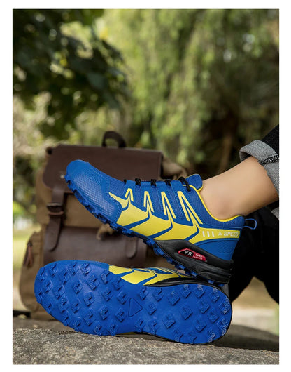 Men Women Waterproof Hiking Shoes Outdoor Camping Trainers Mountain Climbing Trekking Sneakers Walking Hunting Tactical Boots