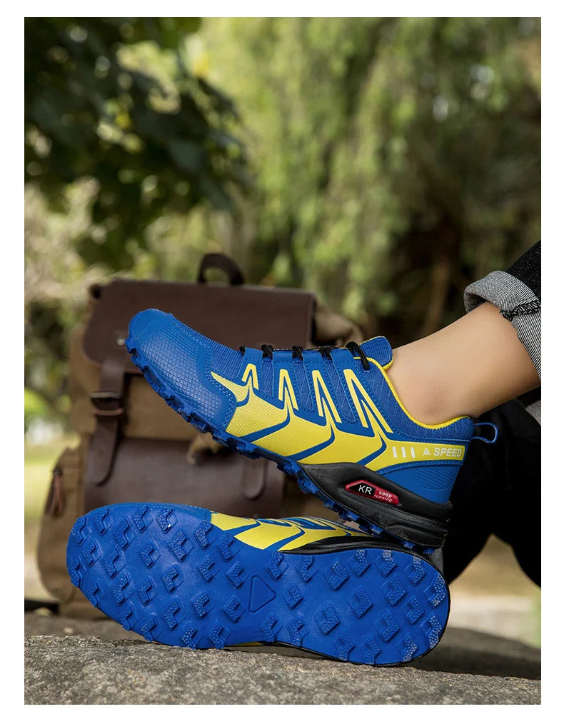 Waterproof Hiking Shoes Men‘s Outdoor Trekking Sneakers Mountain Climbing Camping Trainers Hunting Tactical Boots Bike Shoe Male