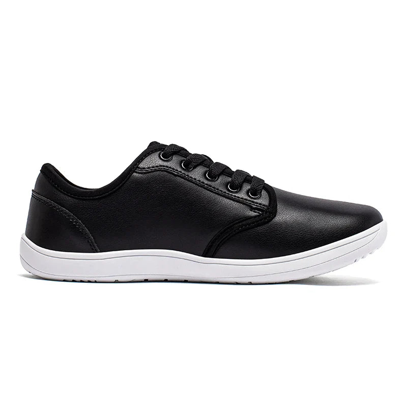 Unisex Wide Barefoot Shoes Women Men Zero Drop Minimalist Sneakers Artificial Leather Trail Walking Shoes