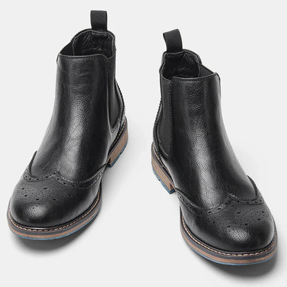 Size 8-13 Retro Men Boots 2025 Fashion Comfortable Spring Leather Boots