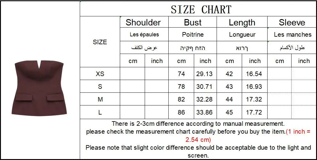 Spring Summer Women Strapless Crop 2025 Tops Basic Sleeveless Office Lady Tops Trend Street Classic Solid Tube Tops