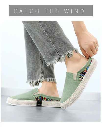 Sapatilhas Casuais Masculinas de Lona Tênis Masculino Slip-on Vulcanizado Confortáveis Sapatilhas Masculinas Mocassins Sapatos de Condução Zapatos Hombre