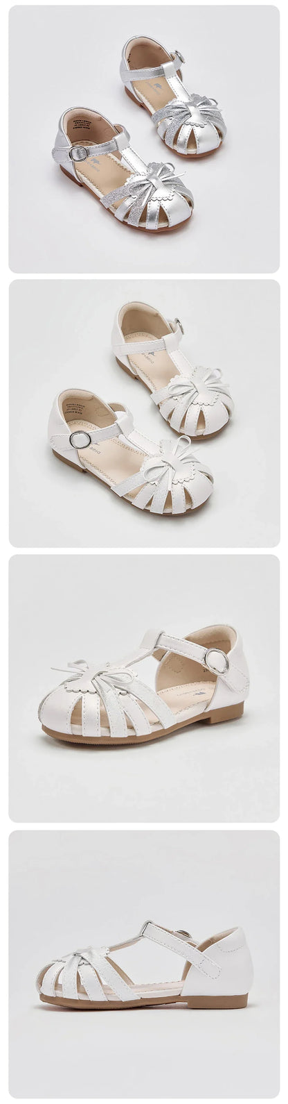 Girls Summer Sandals Children Fashion Shoes Soft Cool Breathable Princess Sweet Party Baby Casual Sandals DB2251120-A